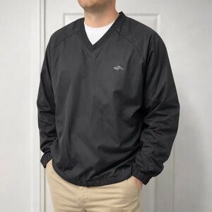 Greg Norman Collection Black Windbreaker Jacket